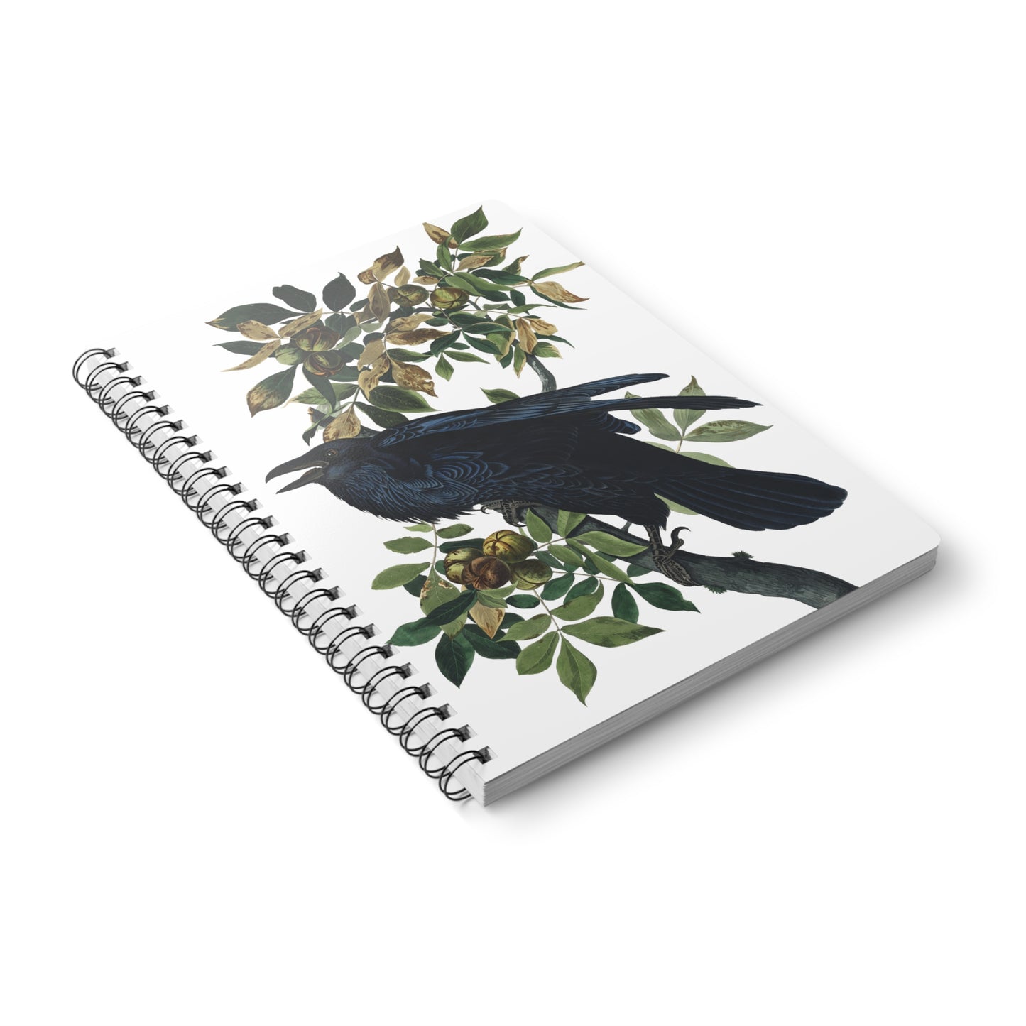 Vintage Raven Spiral Notebook (printed in EU)