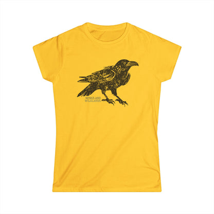 Women's 'Woodcut Fable' T-Shirt (printed in US)