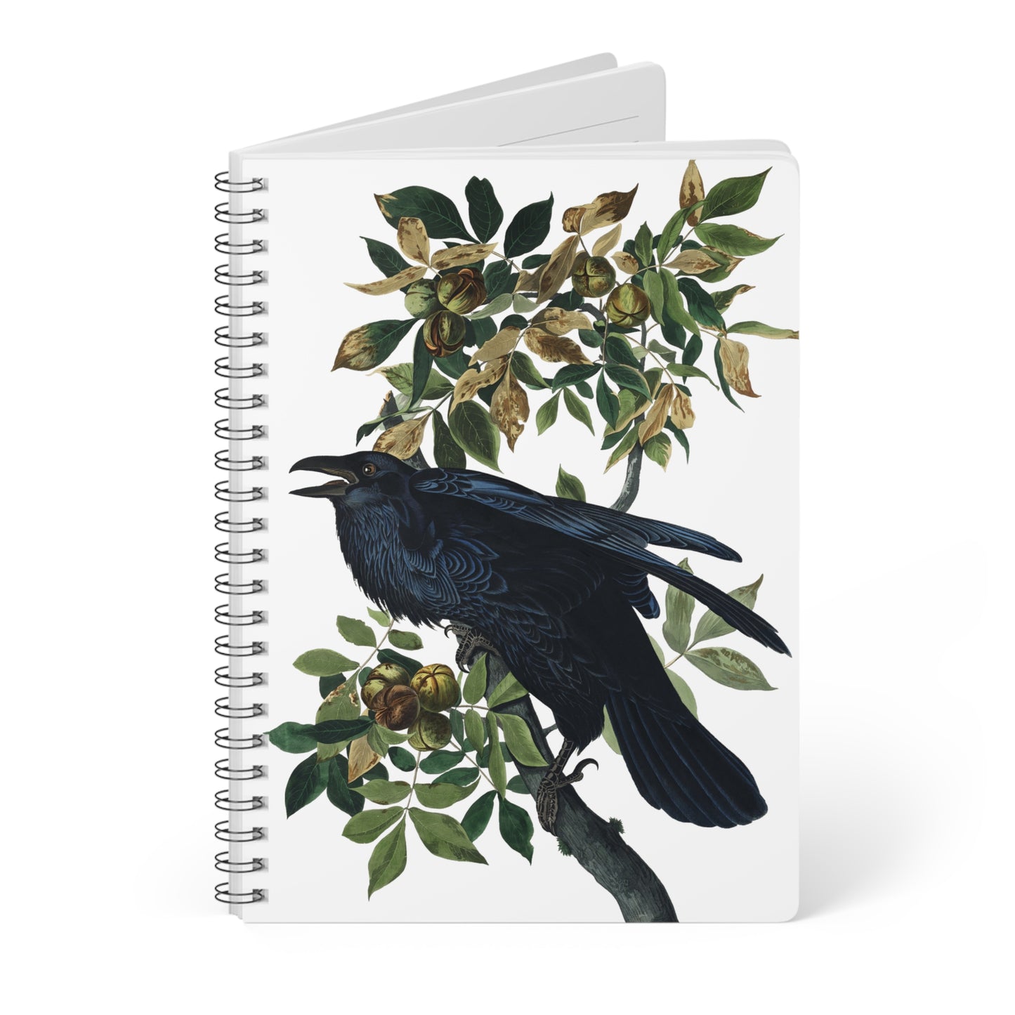 Vintage Raven Spiral Notebook (printed in EU)