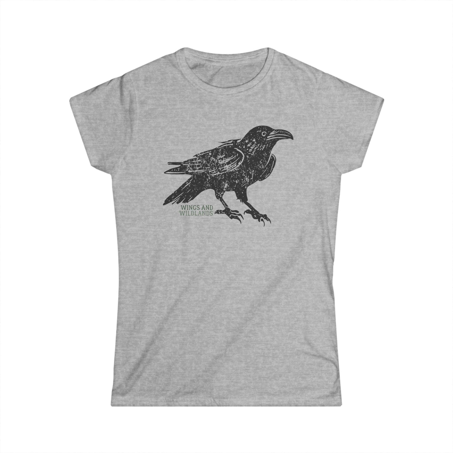 Women's 'Woodcut Fable' T-Shirt (printed in US)