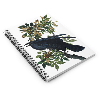 Vintage Raven Spiral Notebook (printed in US)