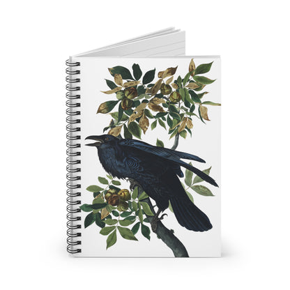 Vintage Raven Spiral Notebook (printed in US)