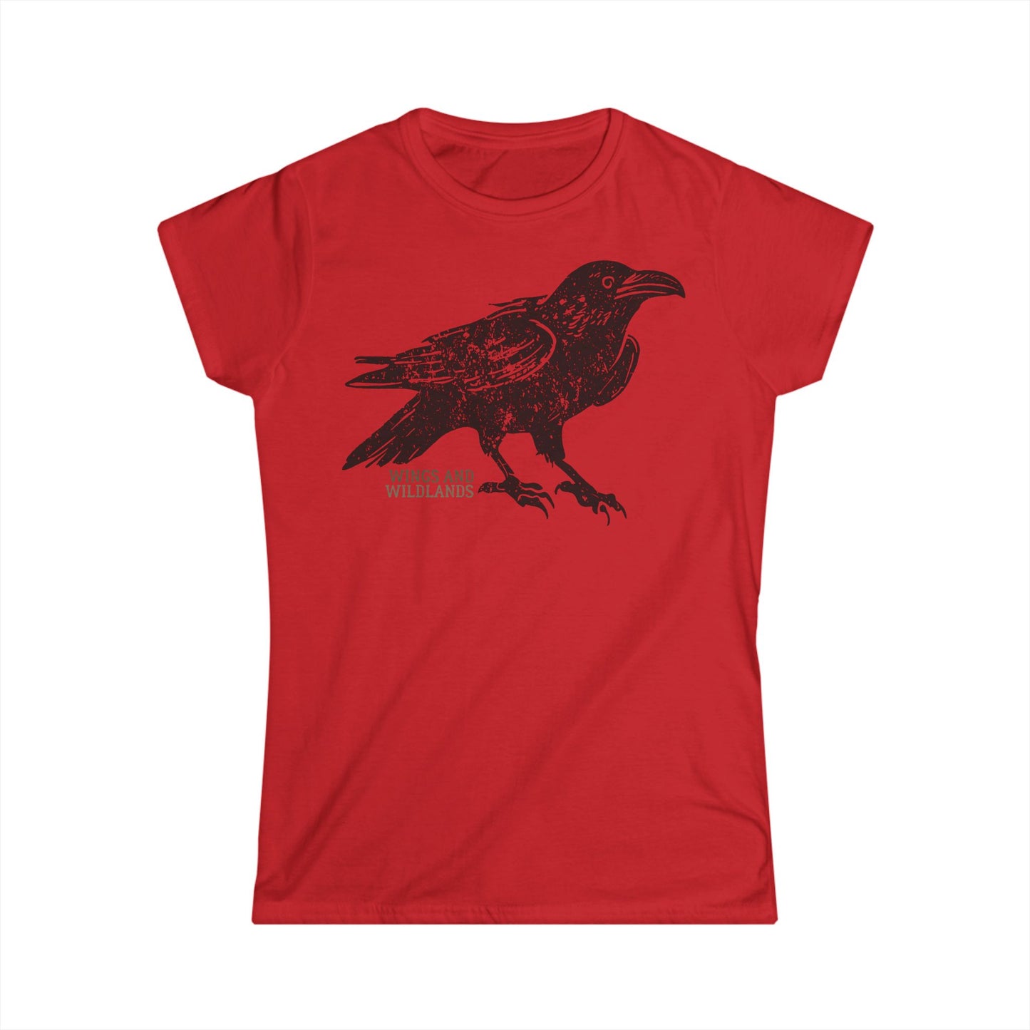 Women's 'Woodcut Fable' T-Shirt (printed in UK)