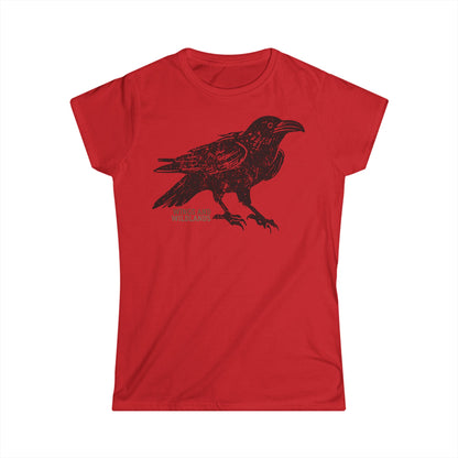 Women's 'Woodcut Fable' T-Shirt (printed in UK)