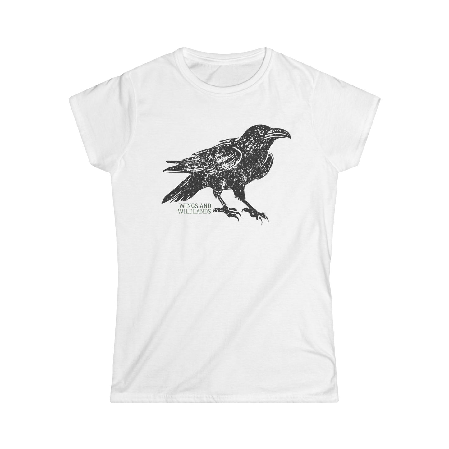 Women's 'Woodcut Fable' T-Shirt (printed in US)